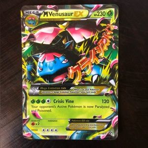 Mega Venusaur EX Pomemon Card